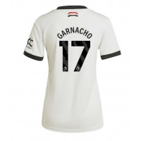 Manchester United Alejandro Garnacho #17 Replica Third Shirt Ladies 2024-25 Short Sleeve